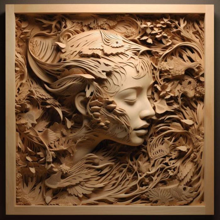 نموذج ثلاثي الأبعاد لآلة CNC 3D Art 